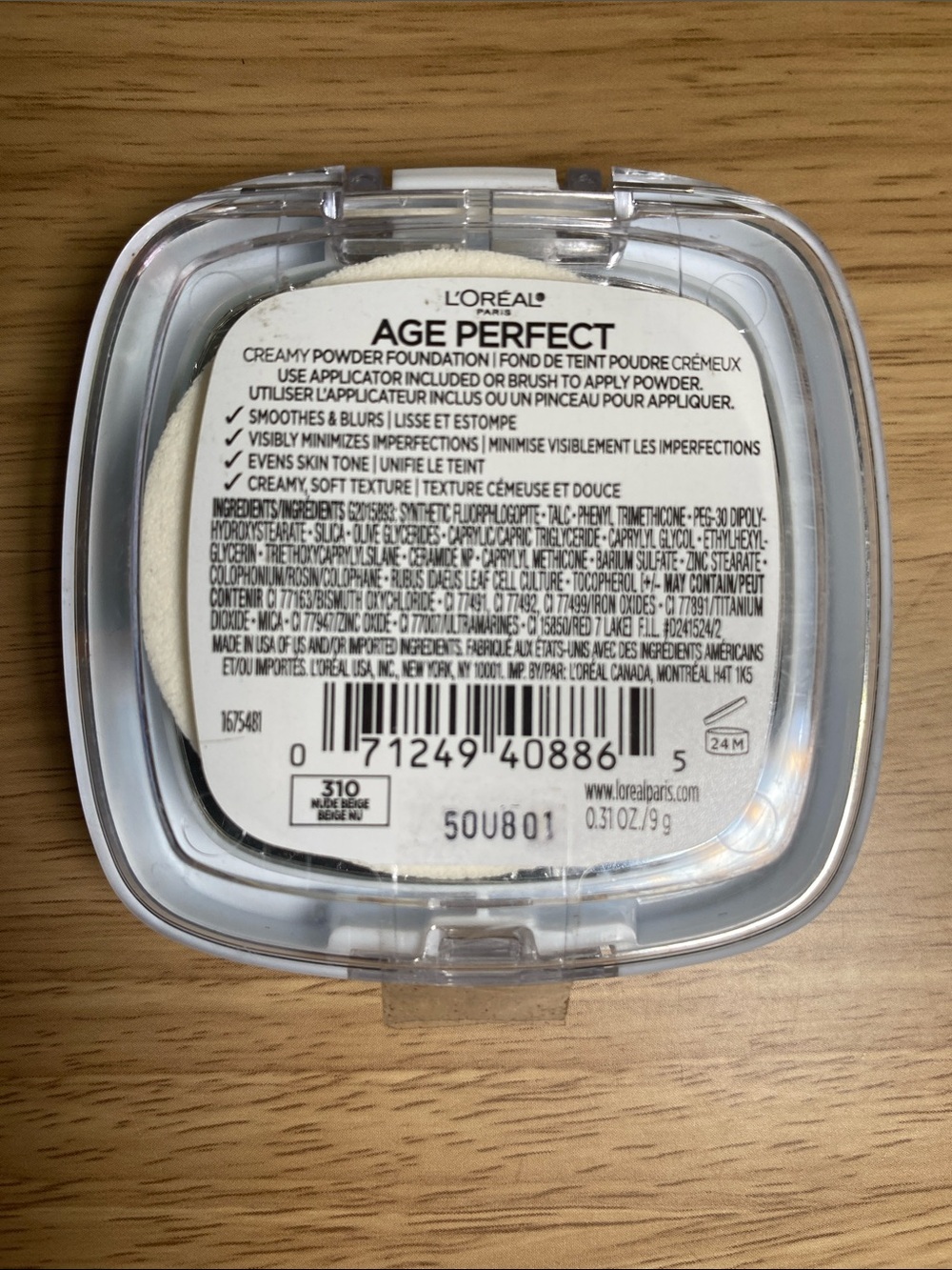 L'Oreal Age Perfect Creamy Powder Foundation - Nude Beige - Picture 4 of 4